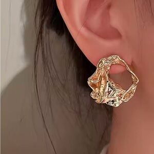 Nugget earring gold Earrings